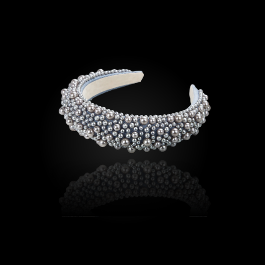 Cerchietto per Capelli con Perle Stile Barocco