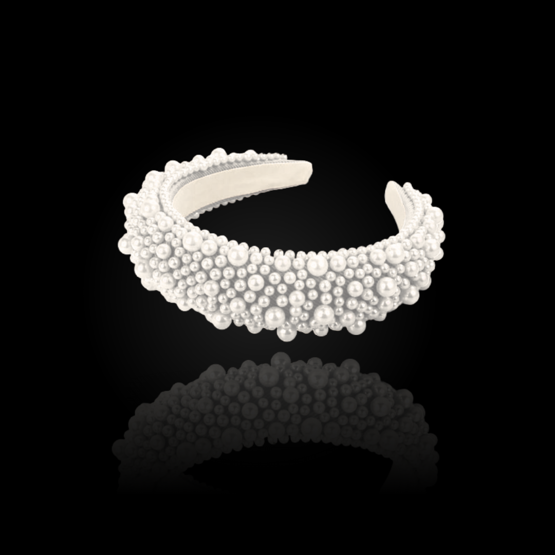 Cerchietto per Capelli con Perle Stile Barocco