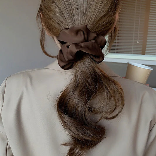 Scrunchie oversize in seta coreana