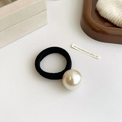 Elastico per capelli con perle