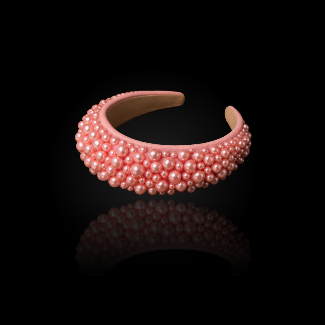 Cerchietto per Capelli con Perle Stile Barocco