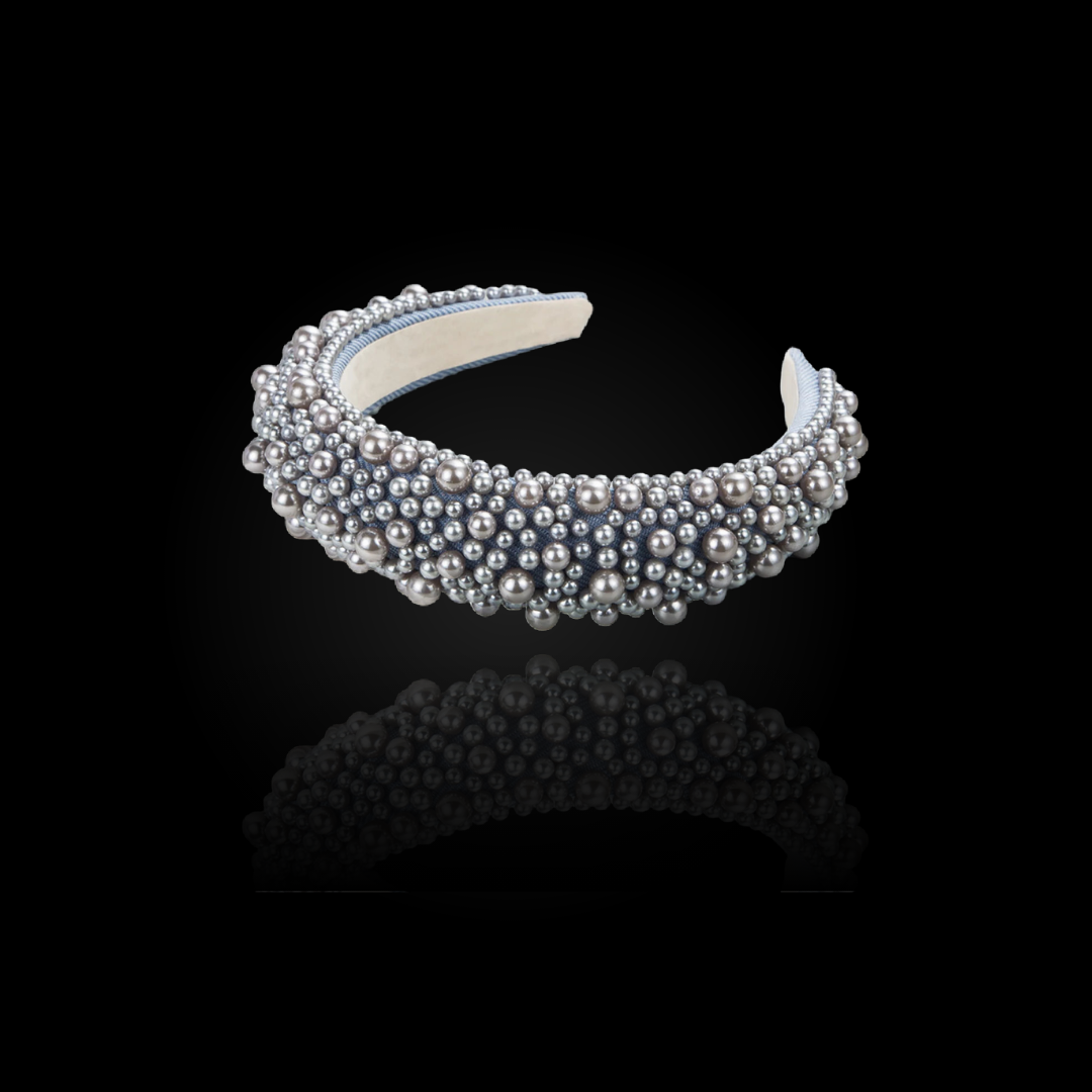 Cerchietto per Capelli con Perle Stile Barocco