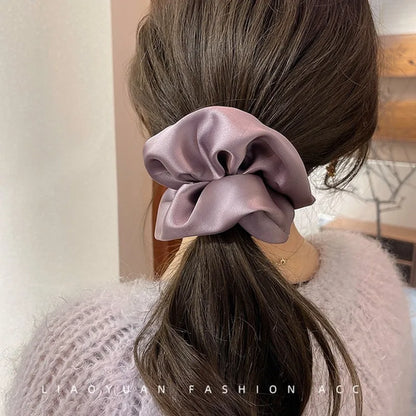 Scrunchie oversize in seta coreana