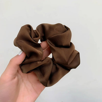 Scrunchie oversize in seta coreana