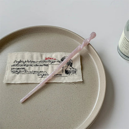 Bacchetta per Capelli Stile Cinese in Resina Marmorizzata