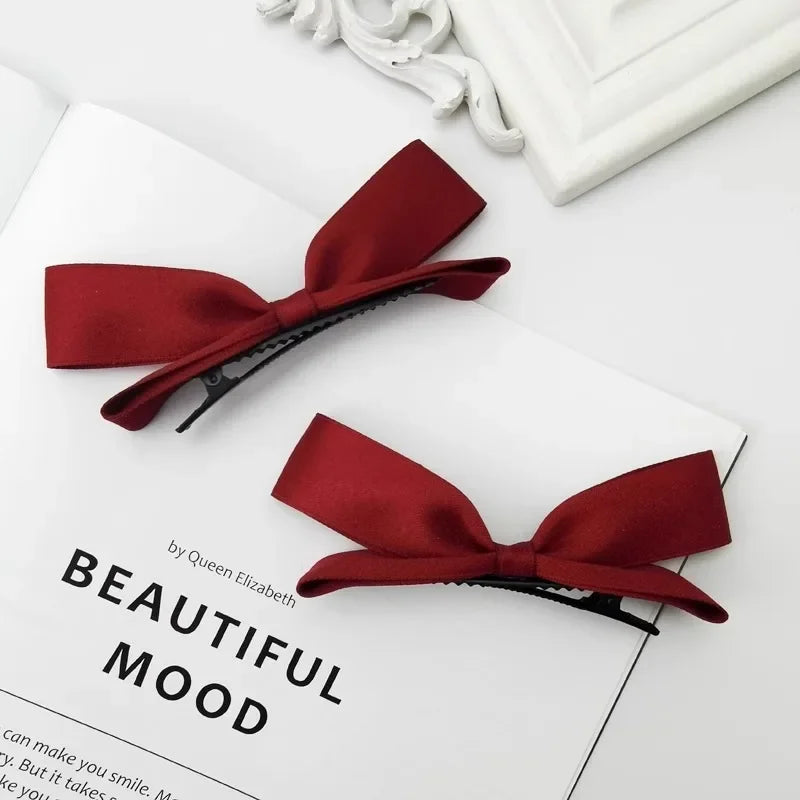 Fiocco con forcina per capelli capelli con clip laterali