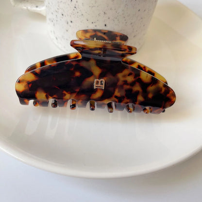 Molletone per capelli a forma di squalo con lettera