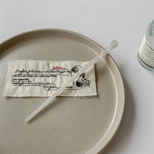 Bacchetta per Capelli Stile Cinese in Resina Marmorizzata