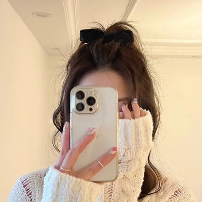 Fiocco con forcina per capelli capelli con clip laterali