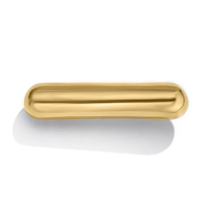 Elastico capelli donna con dettaglio geometrico in metallo doppio strato