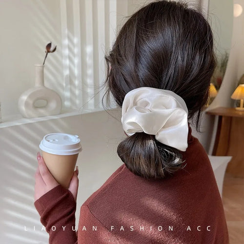 Scrunchie oversize in seta coreana